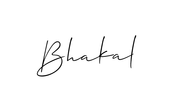 You should practise on your own different ways (Allison_Script) to write your name (Bhakal) in signature. don't let someone else do it for you. Bhakal signature style 2 images and pictures png