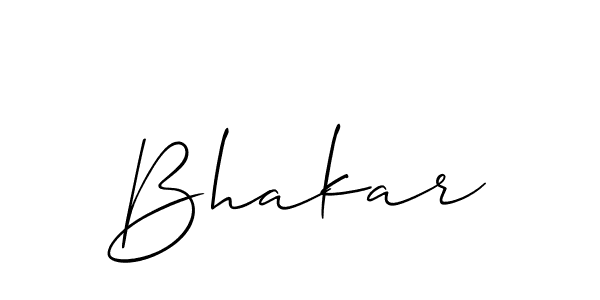 How to Draw Bhakar signature style? Allison_Script is a latest design signature styles for name Bhakar. Bhakar signature style 2 images and pictures png