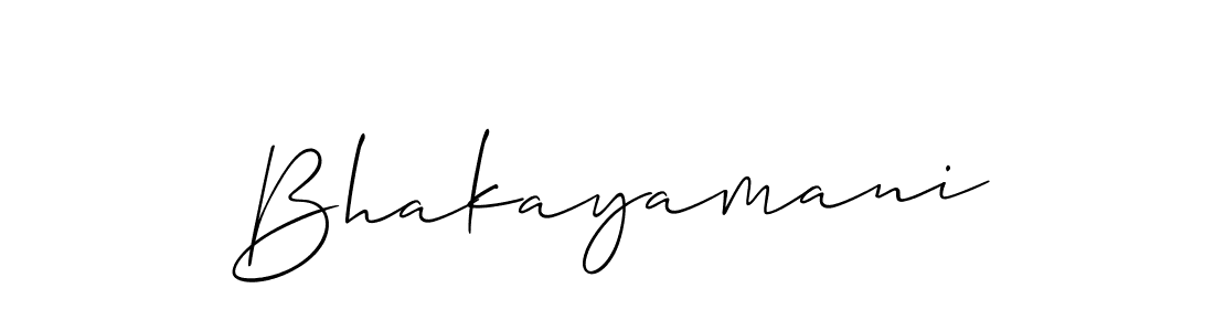 if you are searching for the best signature style for your name Bhakayamani. so please give up your signature search. here we have designed multiple signature styles  using Allison_Script. Bhakayamani signature style 2 images and pictures png