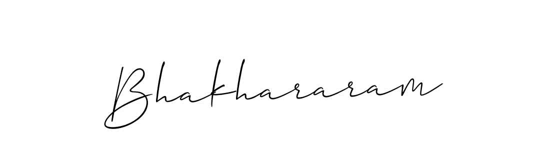 Make a beautiful signature design for name Bhakhararam. With this signature (Allison_Script) style, you can create a handwritten signature for free. Bhakhararam signature style 2 images and pictures png