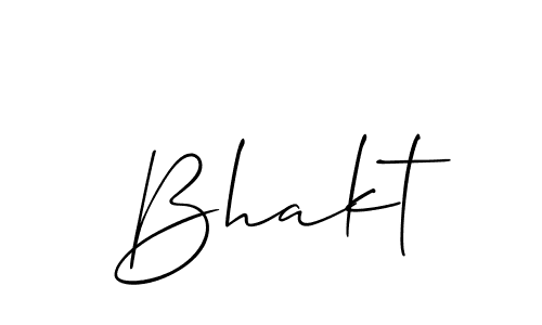 How to Draw Bhakt signature style? Allison_Script is a latest design signature styles for name Bhakt. Bhakt signature style 2 images and pictures png