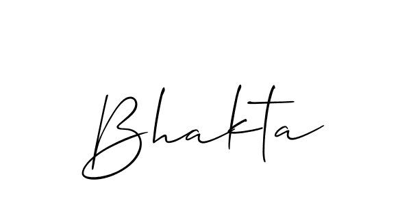It looks lik you need a new signature style for name Bhakta. Design unique handwritten (Allison_Script) signature with our free signature maker in just a few clicks. Bhakta signature style 2 images and pictures png