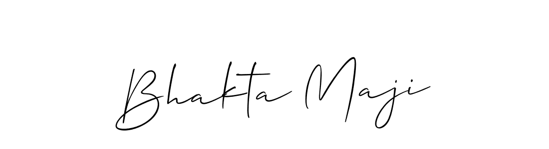 Design your own signature with our free online signature maker. With this signature software, you can create a handwritten (Allison_Script) signature for name Bhakta Maji. Bhakta Maji signature style 2 images and pictures png