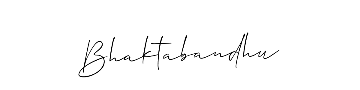 You should practise on your own different ways (Allison_Script) to write your name (Bhaktabandhu) in signature. don't let someone else do it for you. Bhaktabandhu signature style 2 images and pictures png