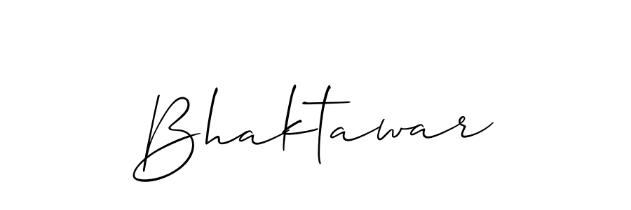 It looks lik you need a new signature style for name Bhaktawar. Design unique handwritten (Allison_Script) signature with our free signature maker in just a few clicks. Bhaktawar signature style 2 images and pictures png