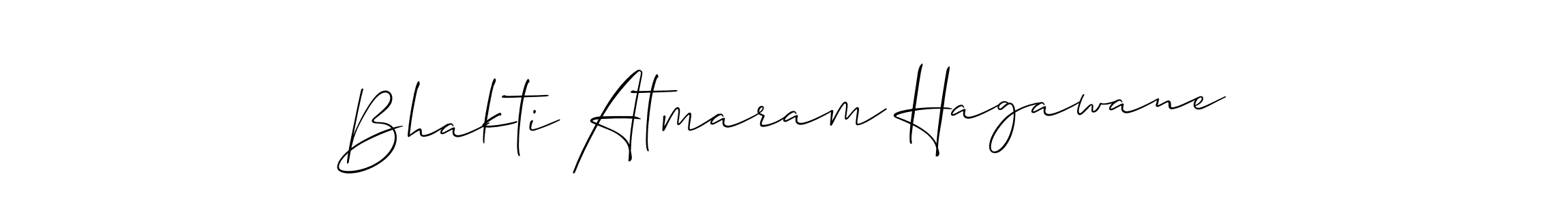 if you are searching for the best signature style for your name Bhakti Atmaram Hagawane. so please give up your signature search. here we have designed multiple signature styles  using Allison_Script. Bhakti Atmaram Hagawane signature style 2 images and pictures png