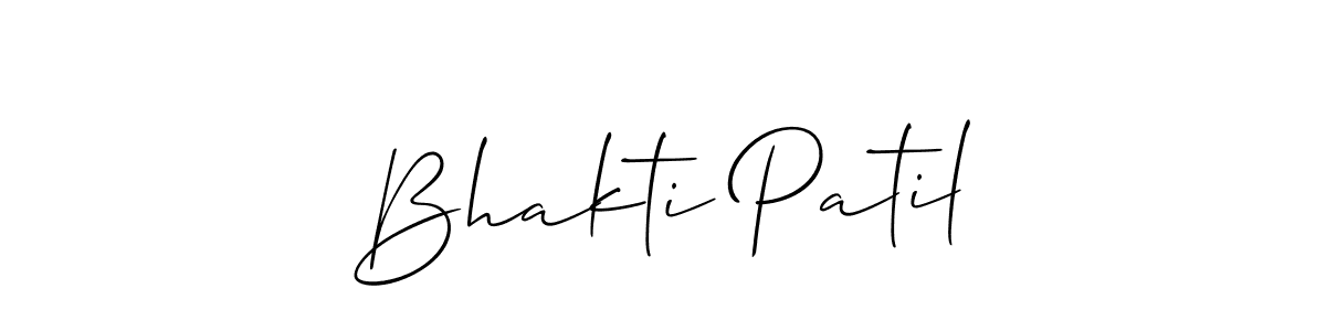 Make a short Bhakti Patil signature style. Manage your documents anywhere anytime using Allison_Script. Create and add eSignatures, submit forms, share and send files easily. Bhakti Patil signature style 2 images and pictures png
