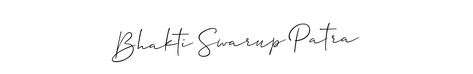 Allison_Script is a professional signature style that is perfect for those who want to add a touch of class to their signature. It is also a great choice for those who want to make their signature more unique. Get Bhakti Swarup Patra name to fancy signature for free. Bhakti Swarup Patra signature style 2 images and pictures png