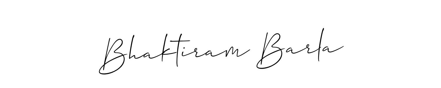 if you are searching for the best signature style for your name Bhaktiram Barla. so please give up your signature search. here we have designed multiple signature styles  using Allison_Script. Bhaktiram Barla signature style 2 images and pictures png