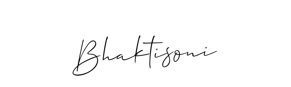 It looks lik you need a new signature style for name Bhaktisoni. Design unique handwritten (Allison_Script) signature with our free signature maker in just a few clicks. Bhaktisoni signature style 2 images and pictures png