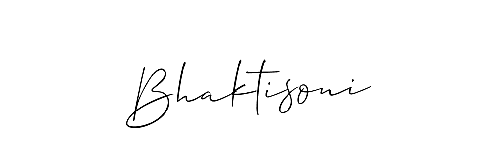 if you are searching for the best signature style for your name Bhaktisoni. so please give up your signature search. here we have designed multiple signature styles  using Allison_Script. Bhaktisoni signature style 2 images and pictures png