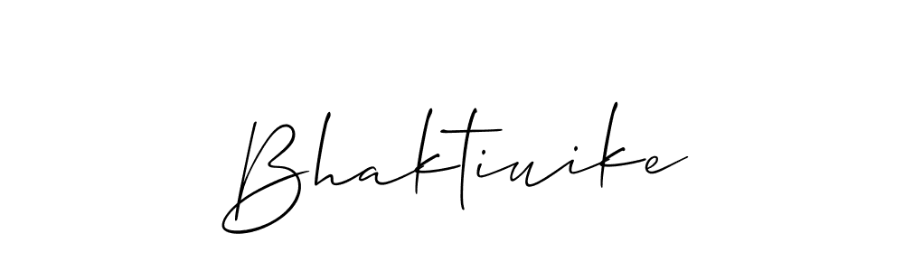 How to make Bhaktiuike signature? Allison_Script is a professional autograph style. Create handwritten signature for Bhaktiuike name. Bhaktiuike signature style 2 images and pictures png