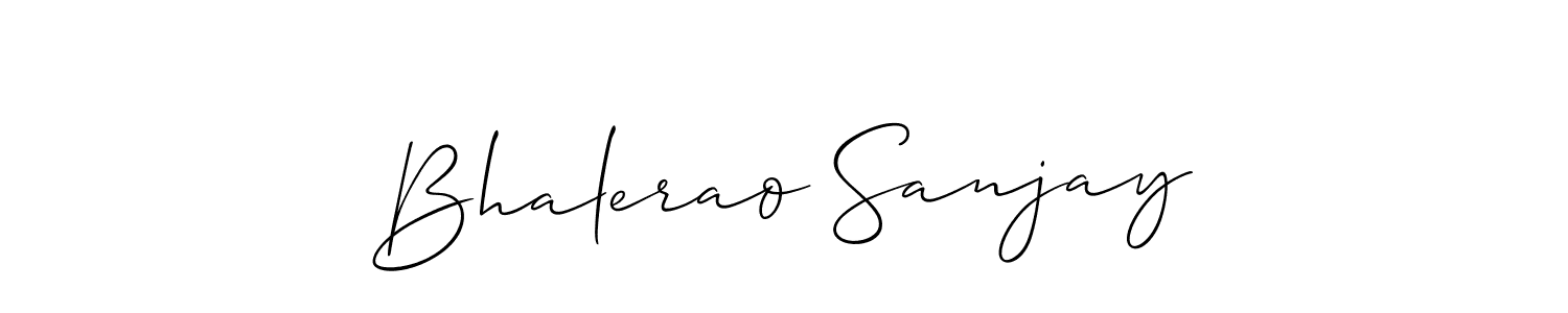 Use a signature maker to create a handwritten signature online. With this signature software, you can design (Allison_Script) your own signature for name Bhalerao Sanjay. Bhalerao Sanjay signature style 2 images and pictures png