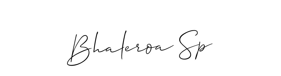 It looks lik you need a new signature style for name Bhaleroa Sp. Design unique handwritten (Allison_Script) signature with our free signature maker in just a few clicks. Bhaleroa Sp signature style 2 images and pictures png