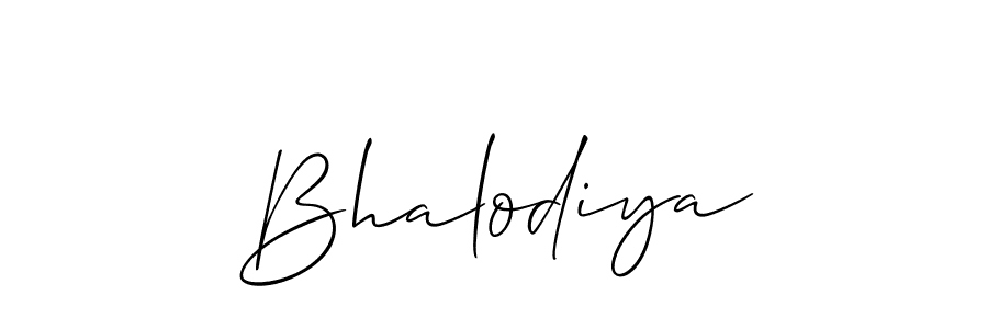 The best way (Allison_Script) to make a short signature is to pick only two or three words in your name. The name Bhalodiya include a total of six letters. For converting this name. Bhalodiya signature style 2 images and pictures png