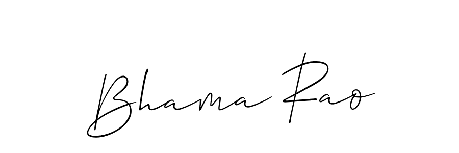 Also You can easily find your signature by using the search form. We will create Bhama Rao name handwritten signature images for you free of cost using Allison_Script sign style. Bhama Rao signature style 2 images and pictures png