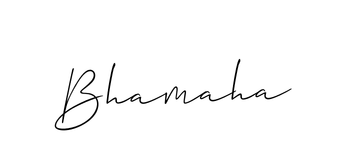 Make a beautiful signature design for name Bhamaha. Use this online signature maker to create a handwritten signature for free. Bhamaha signature style 2 images and pictures png