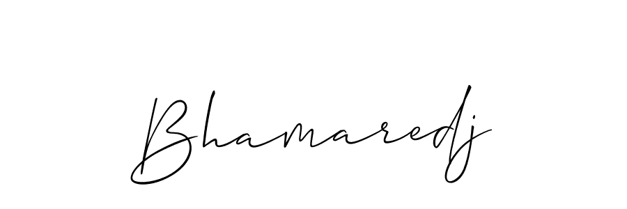 Bhamaredj stylish signature style. Best Handwritten Sign (Allison_Script) for my name. Handwritten Signature Collection Ideas for my name Bhamaredj. Bhamaredj signature style 2 images and pictures png