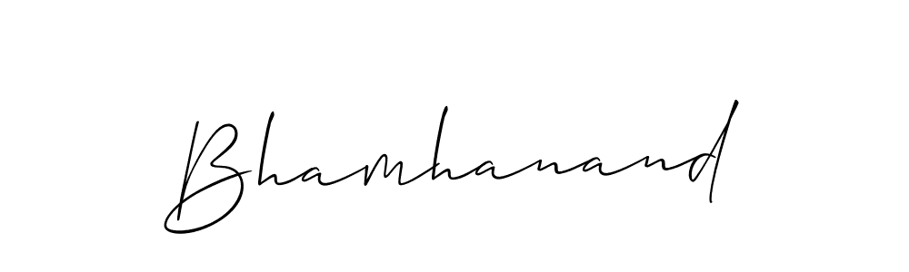 This is the best signature style for the Bhamhanand name. Also you like these signature font (Allison_Script). Mix name signature. Bhamhanand signature style 2 images and pictures png