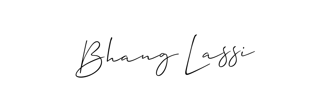 This is the best signature style for the Bhang Lassi name. Also you like these signature font (Allison_Script). Mix name signature. Bhang Lassi signature style 2 images and pictures png