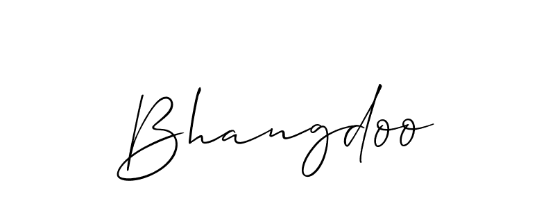 See photos of Bhangdoo official signature by Spectra . Check more albums & portfolios. Read reviews & check more about Allison_Script font. Bhangdoo signature style 2 images and pictures png