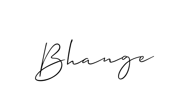 if you are searching for the best signature style for your name Bhange. so please give up your signature search. here we have designed multiple signature styles  using Allison_Script. Bhange signature style 2 images and pictures png