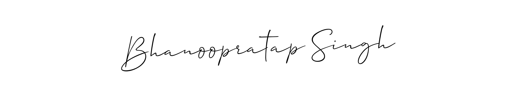 Design your own signature with our free online signature maker. With this signature software, you can create a handwritten (Allison_Script) signature for name Bhanoopratap Singh. Bhanoopratap Singh signature style 2 images and pictures png