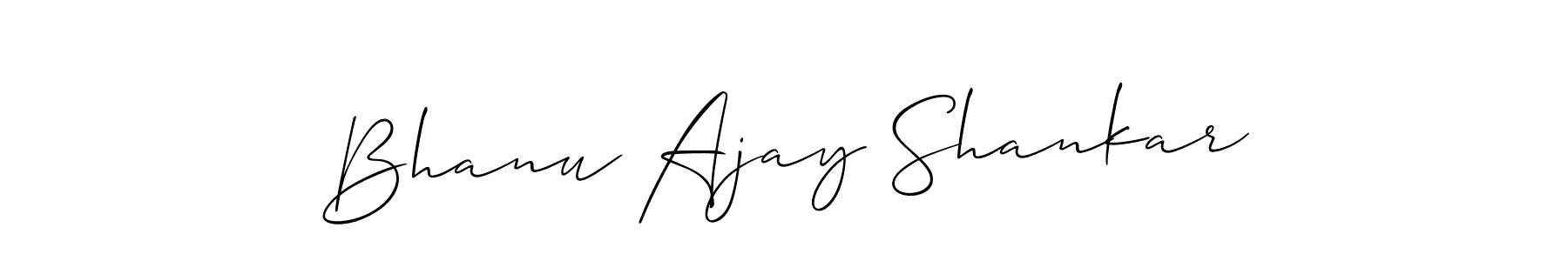 You can use this online signature creator to create a handwritten signature for the name Bhanu Ajay Shankar. This is the best online autograph maker. Bhanu Ajay Shankar signature style 2 images and pictures png