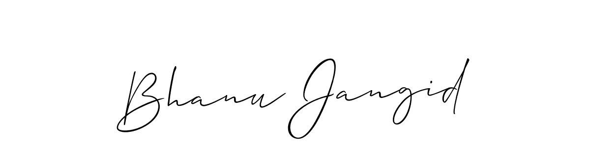 You can use this online signature creator to create a handwritten signature for the name Bhanu Jangid. This is the best online autograph maker. Bhanu Jangid signature style 2 images and pictures png