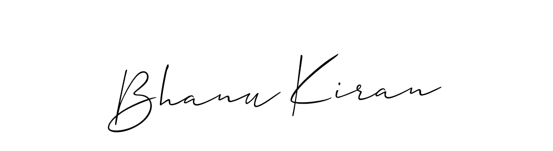 Make a beautiful signature design for name Bhanu Kiran. Use this online signature maker to create a handwritten signature for free. Bhanu Kiran signature style 2 images and pictures png