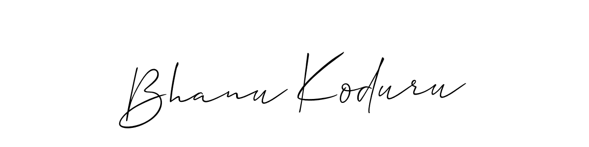 Bhanu Koduru stylish signature style. Best Handwritten Sign (Allison_Script) for my name. Handwritten Signature Collection Ideas for my name Bhanu Koduru. Bhanu Koduru signature style 2 images and pictures png