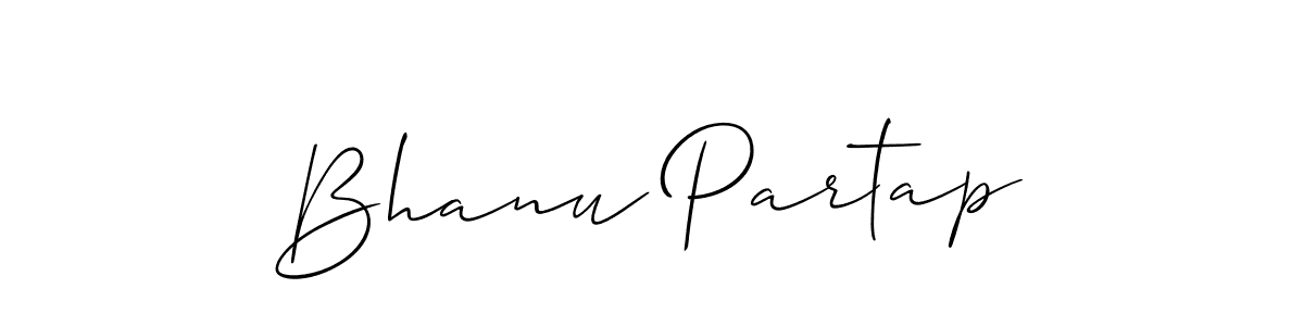 You should practise on your own different ways (Allison_Script) to write your name (Bhanu Partap) in signature. don't let someone else do it for you. Bhanu Partap signature style 2 images and pictures png