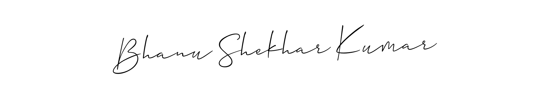Make a beautiful signature design for name Bhanu Shekhar Kumar. Use this online signature maker to create a handwritten signature for free. Bhanu Shekhar Kumar signature style 2 images and pictures png