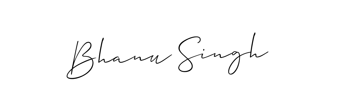 Best and Professional Signature Style for Bhanu Singh. Allison_Script Best Signature Style Collection. Bhanu Singh signature style 2 images and pictures png