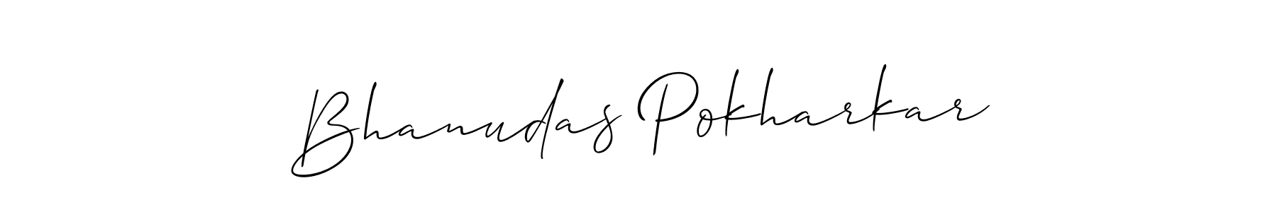 Best and Professional Signature Style for Bhanudas Pokharkar. Allison_Script Best Signature Style Collection. Bhanudas Pokharkar signature style 2 images and pictures png