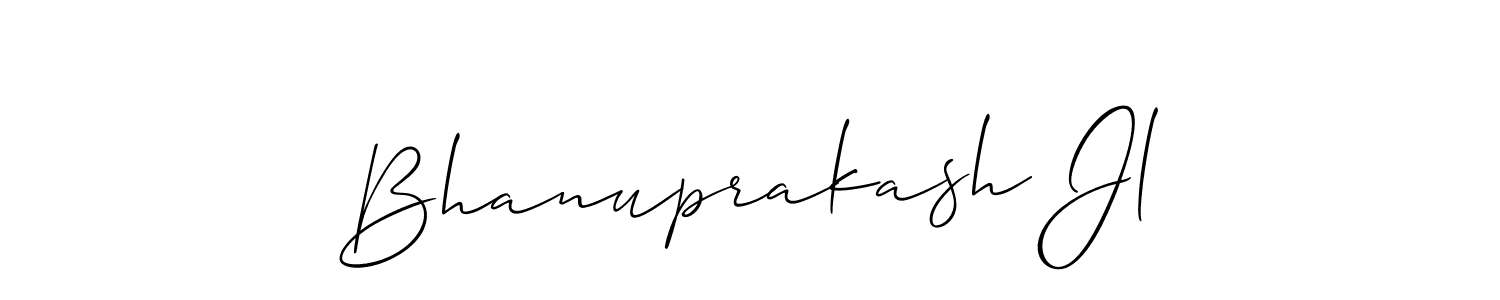Make a short Bhanuprakash Jl signature style. Manage your documents anywhere anytime using Allison_Script. Create and add eSignatures, submit forms, share and send files easily. Bhanuprakash Jl signature style 2 images and pictures png