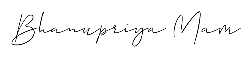 Looking for an artistic signature for Bhanupriya Mam? The Allison_Script calligraphy style gives a sophisticated flow suitable for business cards and emails. Bhanupriya Mam signature style 2 images and pictures png