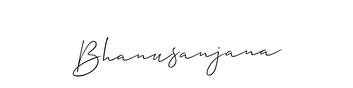 How to Draw Bhanusanjana signature style? Allison_Script is a latest design signature styles for name Bhanusanjana. Bhanusanjana signature style 2 images and pictures png