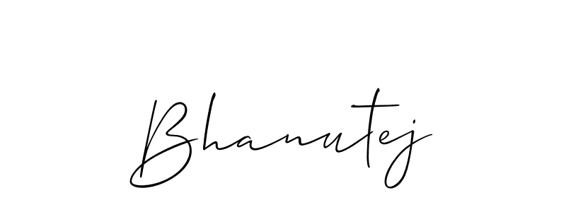 You can use this online signature creator to create a handwritten signature for the name Bhanutej. This is the best online autograph maker. Bhanutej signature style 2 images and pictures png
