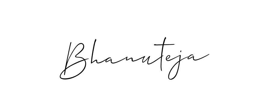 How to make Bhanuteja name signature. Use Allison_Script style for creating short signs online. This is the latest handwritten sign. Bhanuteja signature style 2 images and pictures png