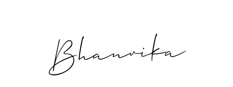 Bhanvika stylish signature style. Best Handwritten Sign (Allison_Script) for my name. Handwritten Signature Collection Ideas for my name Bhanvika. Bhanvika signature style 2 images and pictures png