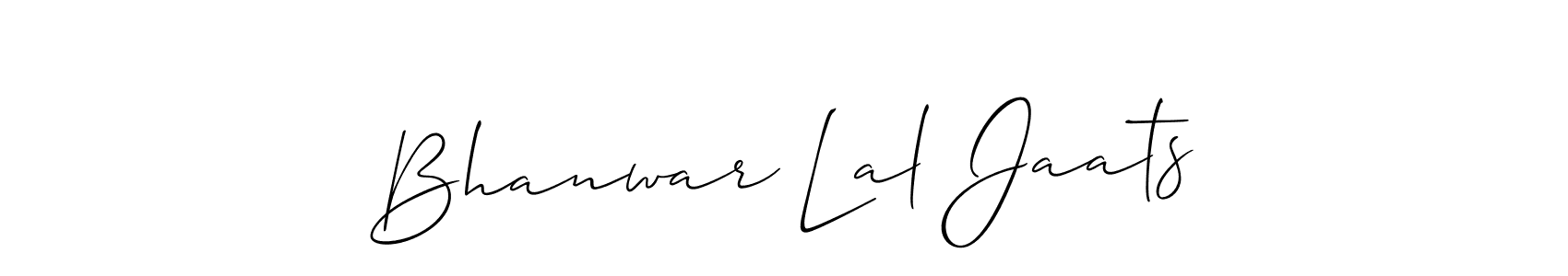 You should practise on your own different ways (Allison_Script) to write your name (Bhanwar Lal Jaats) in signature. don't let someone else do it for you. Bhanwar Lal Jaats signature style 2 images and pictures png