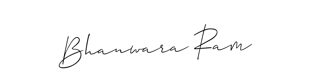 How to make Bhanwara Ram name signature. Use Allison_Script style for creating short signs online. This is the latest handwritten sign. Bhanwara Ram signature style 2 images and pictures png