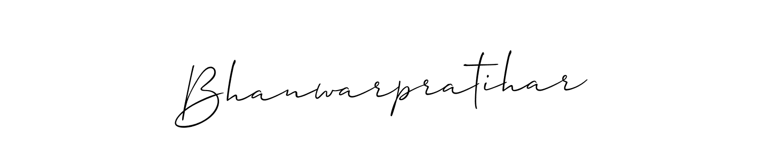You should practise on your own different ways (Allison_Script) to write your name (Bhanwarpratihar) in signature. don't let someone else do it for you. Bhanwarpratihar signature style 2 images and pictures png