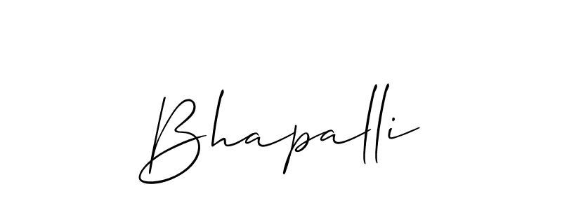 Allison_Script is a professional signature style that is perfect for those who want to add a touch of class to their signature. It is also a great choice for those who want to make their signature more unique. Get Bhapalli name to fancy signature for free. Bhapalli signature style 2 images and pictures png