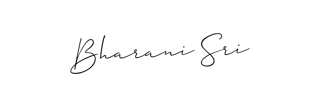 How to Draw Bharani Sri signature style? Allison_Script is a latest design signature styles for name Bharani Sri. Bharani Sri signature style 2 images and pictures png