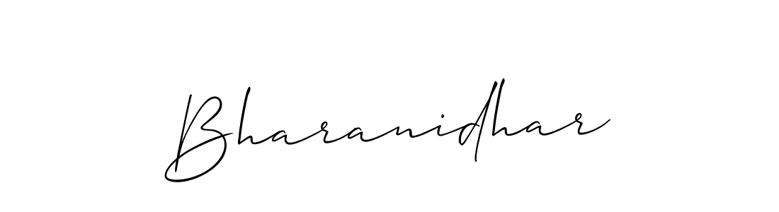 How to Draw Bharanidhar signature style? Allison_Script is a latest design signature styles for name Bharanidhar. Bharanidhar signature style 2 images and pictures png