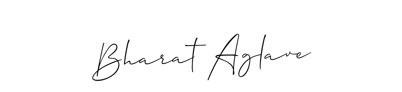 Allison_Script is a professional signature style that is perfect for those who want to add a touch of class to their signature. It is also a great choice for those who want to make their signature more unique. Get Bharat Aglave name to fancy signature for free. Bharat Aglave signature style 2 images and pictures png