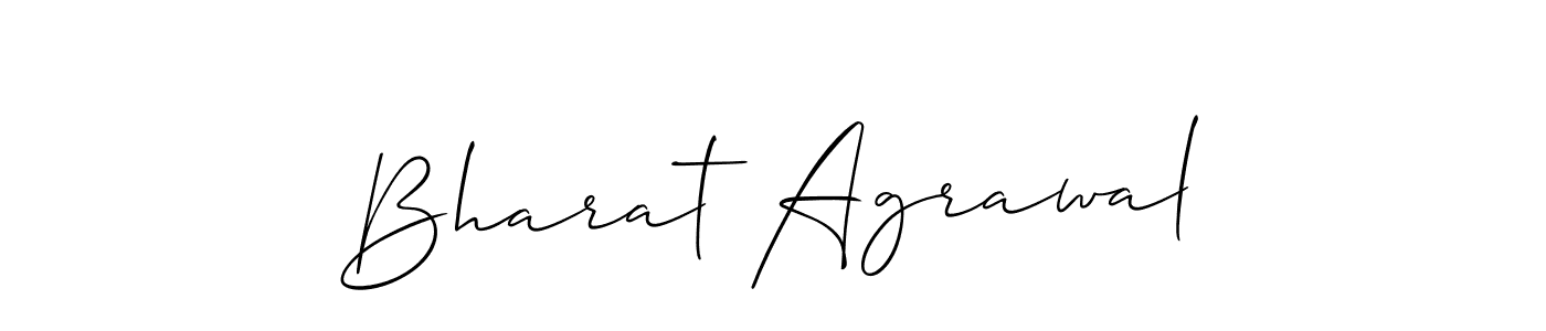 Also we have Bharat Agrawal name is the best signature style. Create professional handwritten signature collection using Allison_Script autograph style. Bharat Agrawal signature style 2 images and pictures png