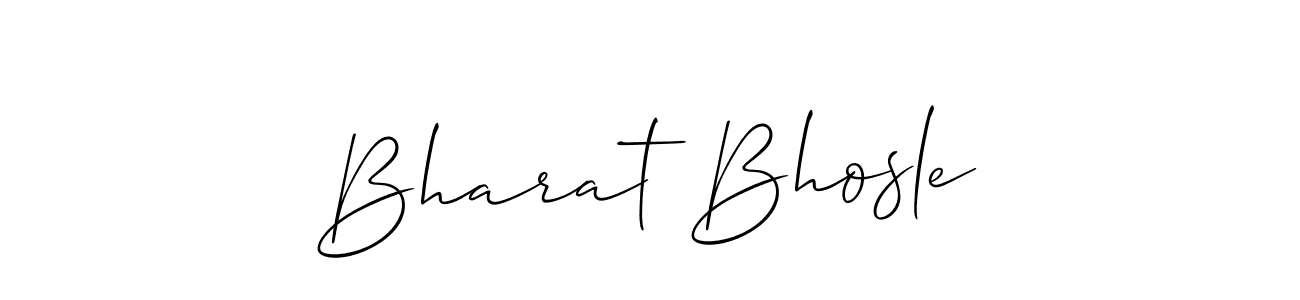 You should practise on your own different ways (Allison_Script) to write your name (Bharat Bhosle) in signature. don't let someone else do it for you. Bharat Bhosle signature style 2 images and pictures png